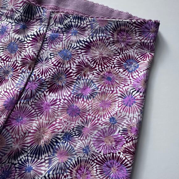 Tea Collection Purple Floral Leggings - Size 8 - Picture 3 of 5